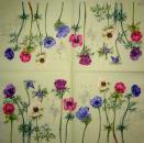 010 Anemones, Poppy - 3-ply  - Ihr